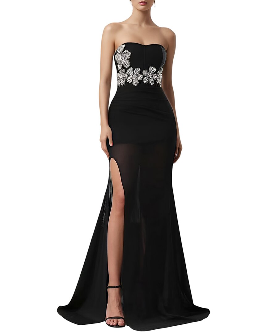 Mira Richi Maxi Dress In Black