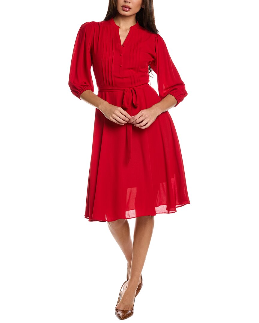Nanette Lepore Nanette  Midi Dress In Red