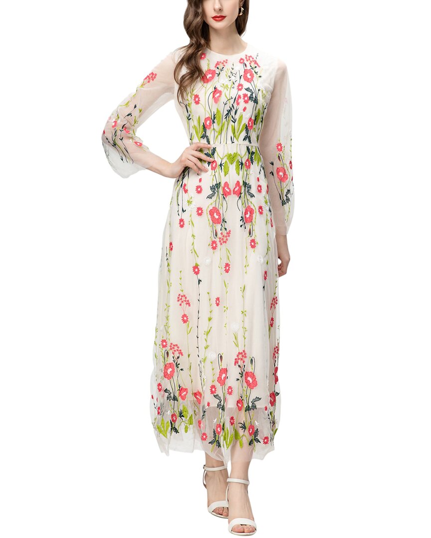 Brc By Burryco Midi Dress In White