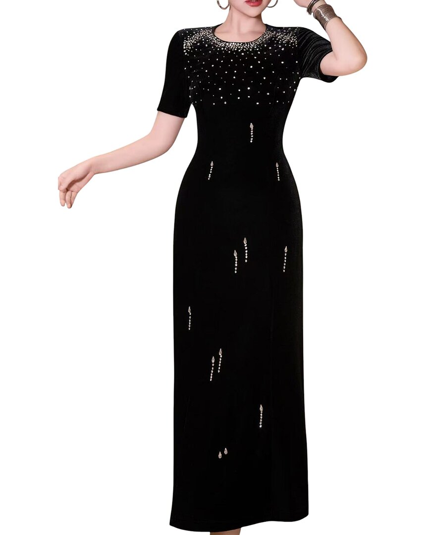 Brc By Burryco Maxi Dress In Black
