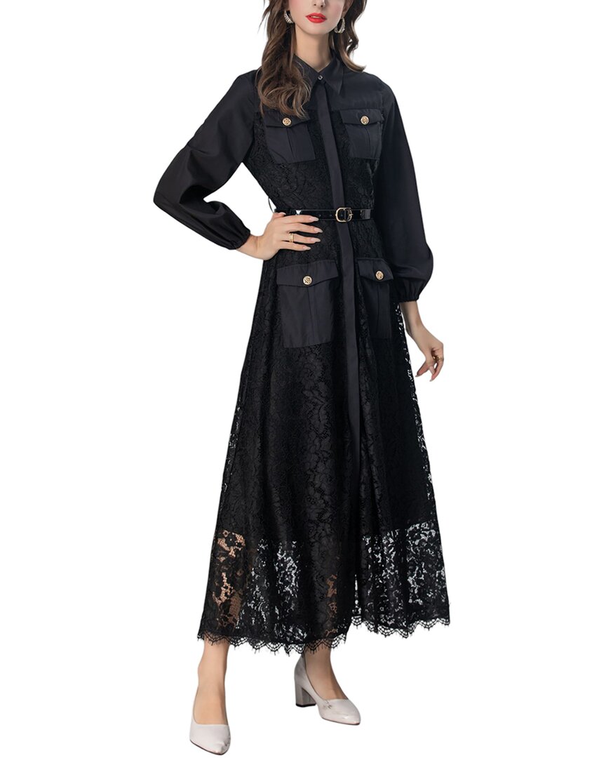 Brc By Burryco Maxi Dress In Black