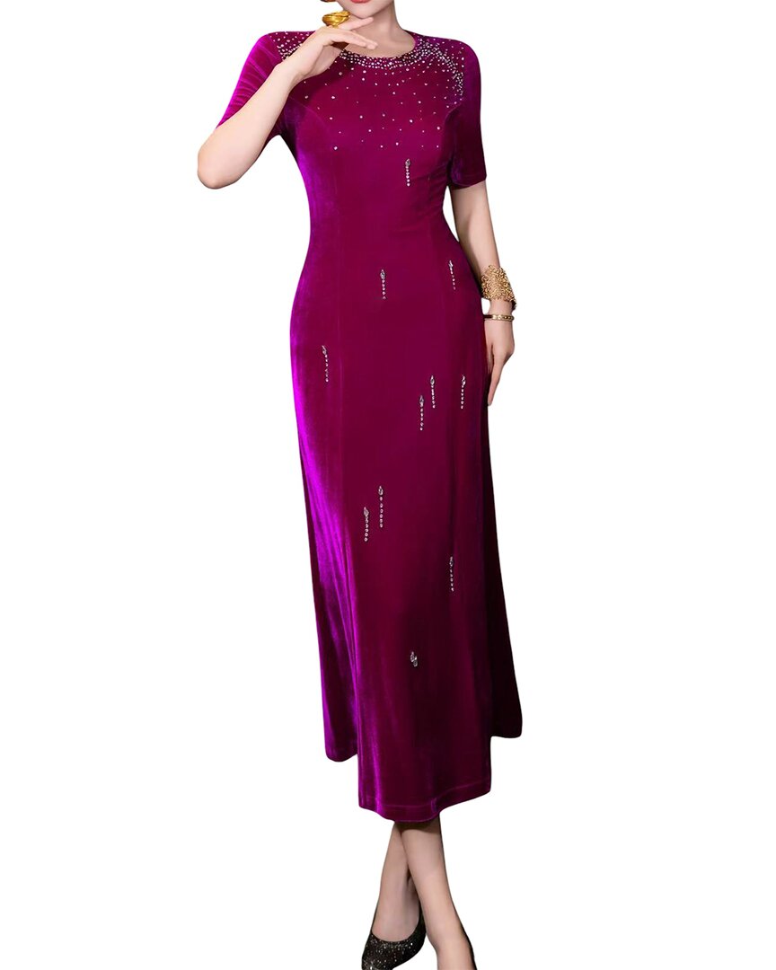 Brc By Burryco Maxi Dress In Purple