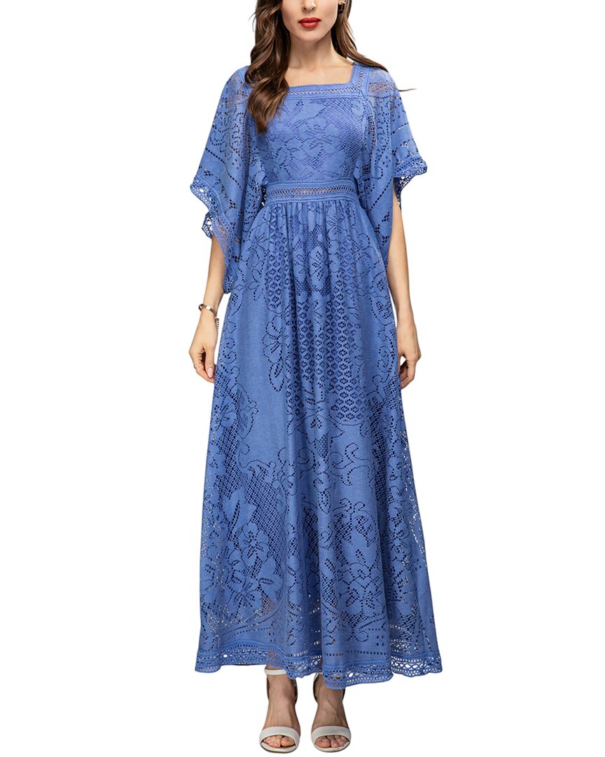 Brc By Burryco Maxi Dress In Blue