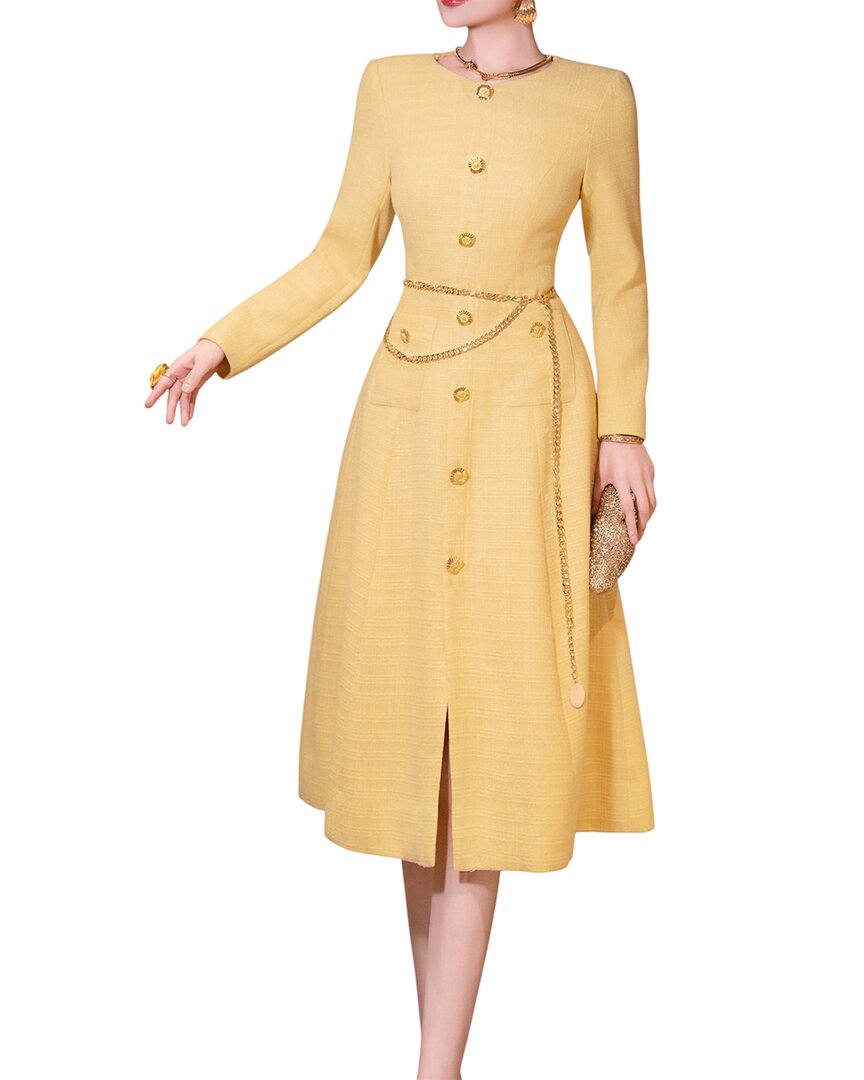 Brc By Burryco Maxi Dress In Yellow