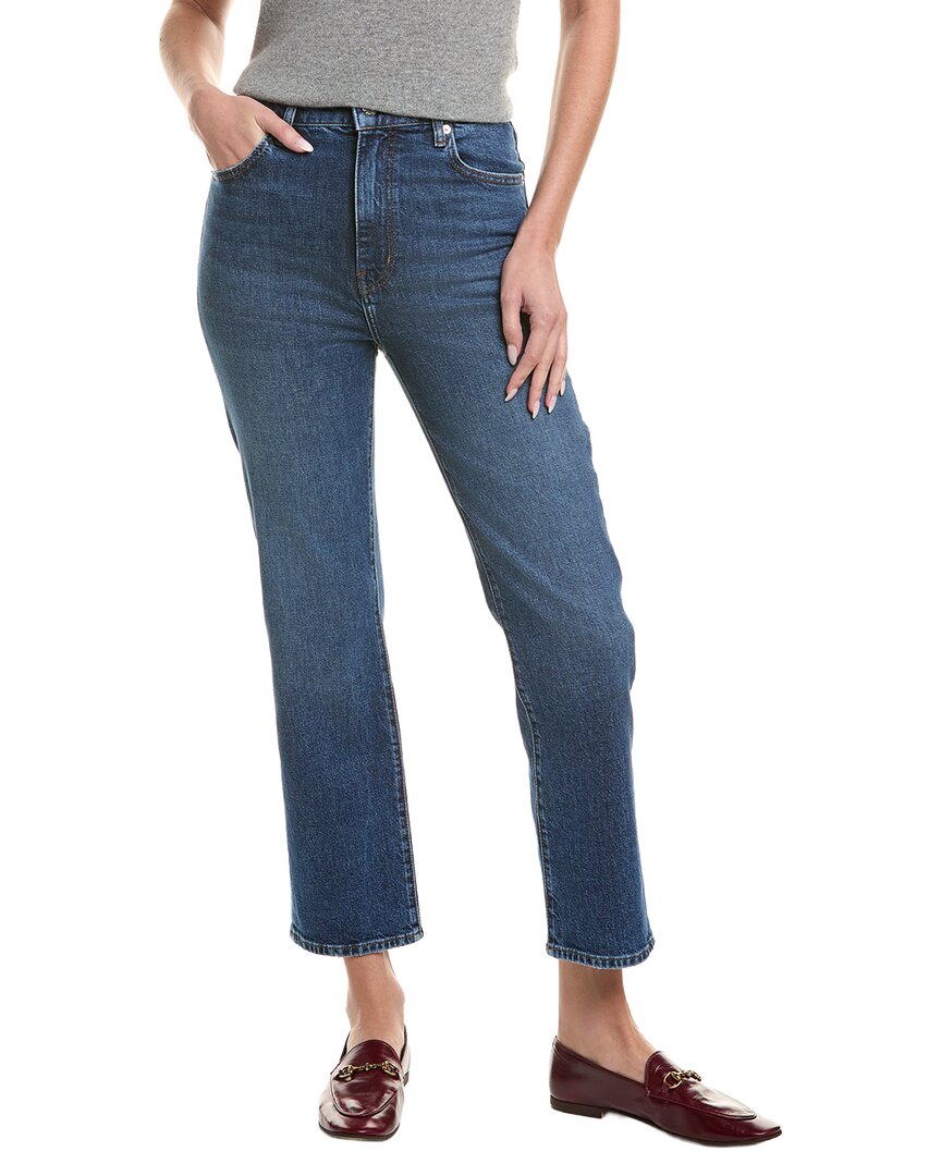 Frame Denim The Ruler Rival Crop Jean In Blue