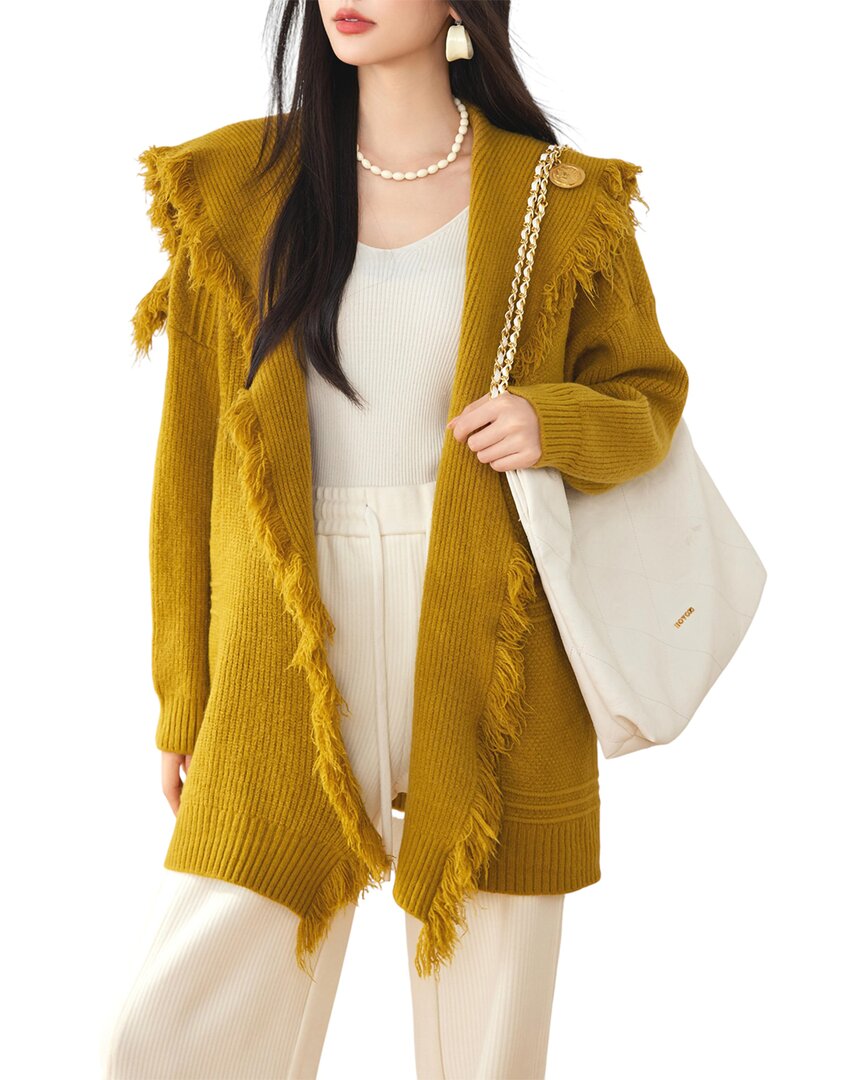 Kaimilan Cardigan In Yellow