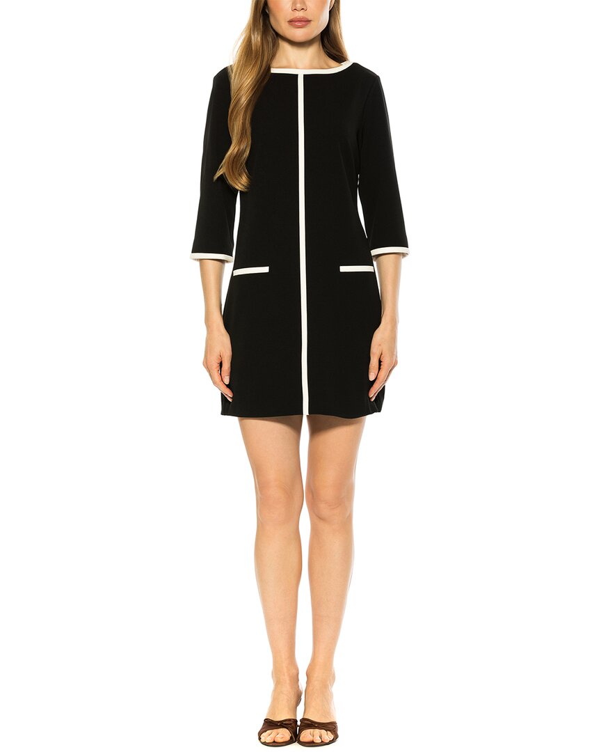 Alexia Admor Liora Boatneck Shift Dress In Animal Print