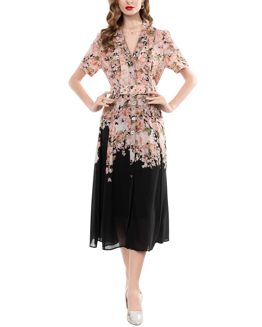 Burryco Midi Dress In Multi