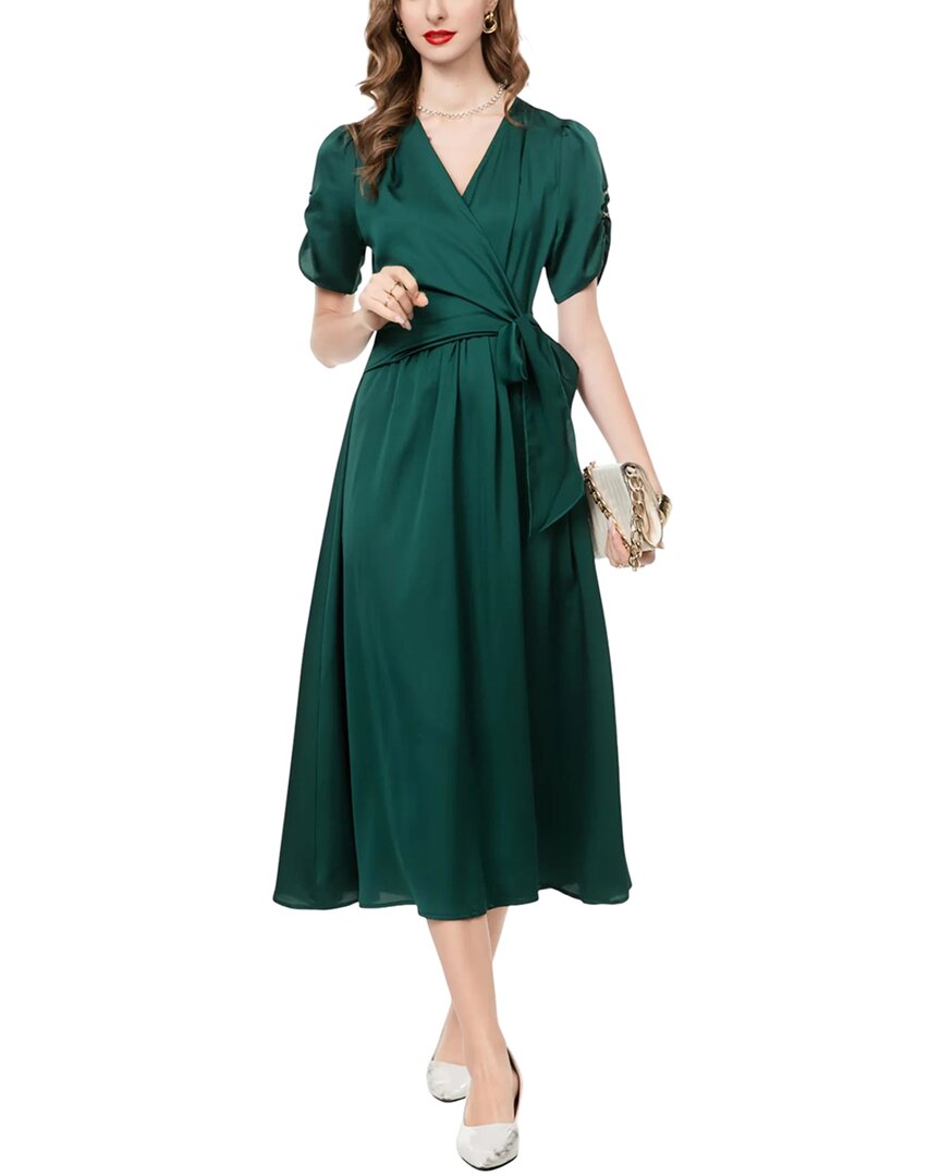 Burryco Midi Dress In Green