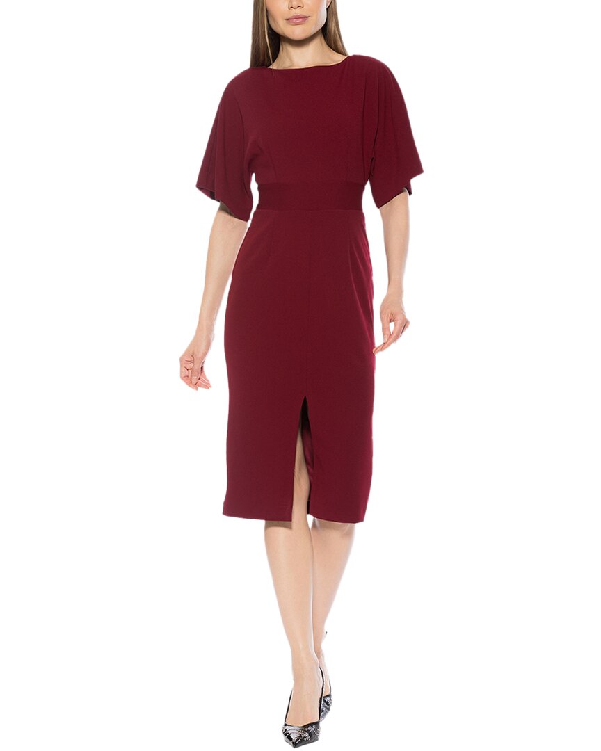 Alexia Admor Mila Sheath Dress In Burgundy
