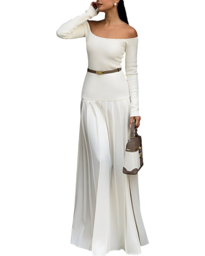 Monique Lagarde Maxi Dress In White