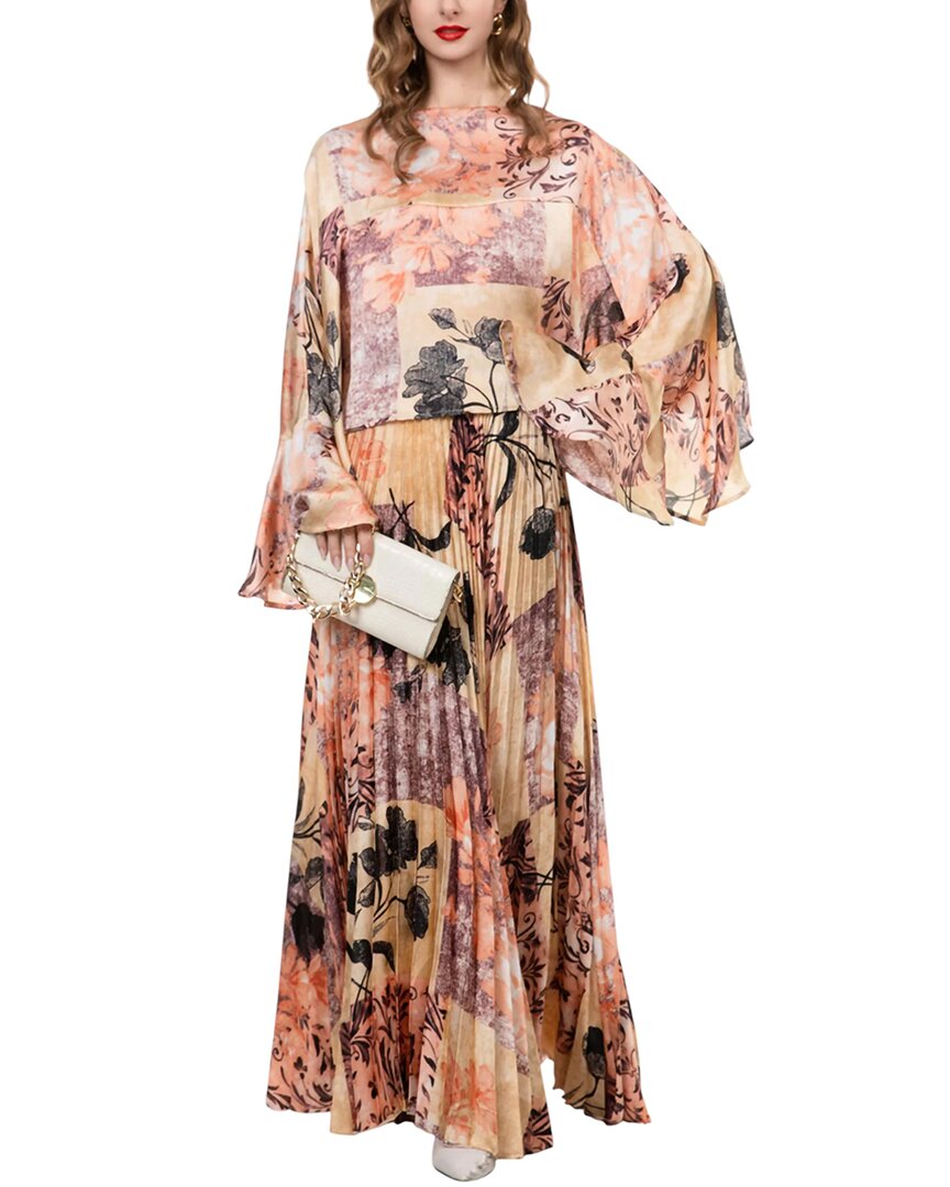 Burryco 2pc Blouse & Skirt Set In Multi