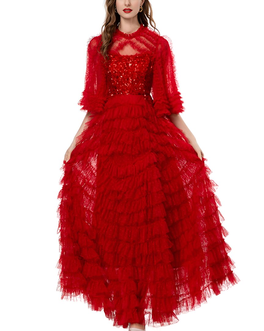 Lionello Salvi Maxi Dress In Red