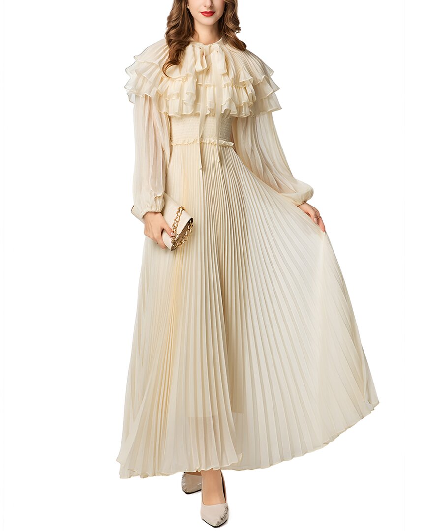 Lionello Salvi Maxi Dress In Neutral