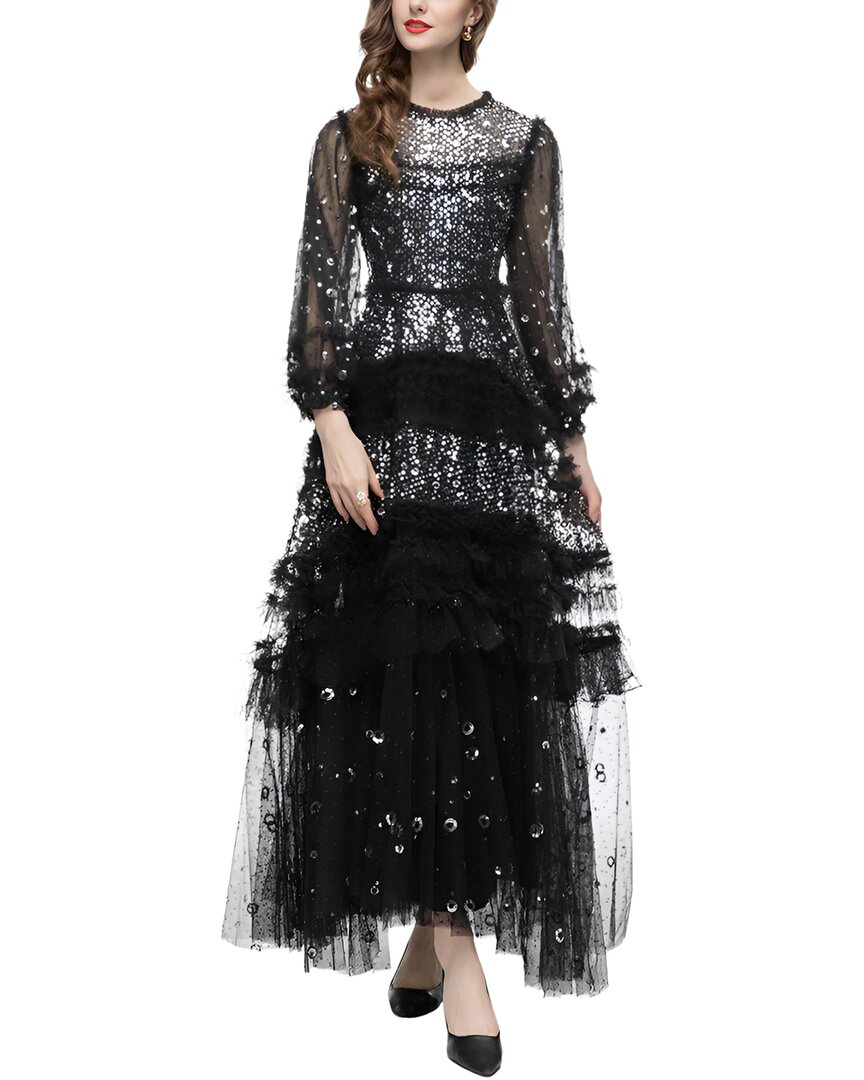 Lionello Salvi Maxi Dress In Black