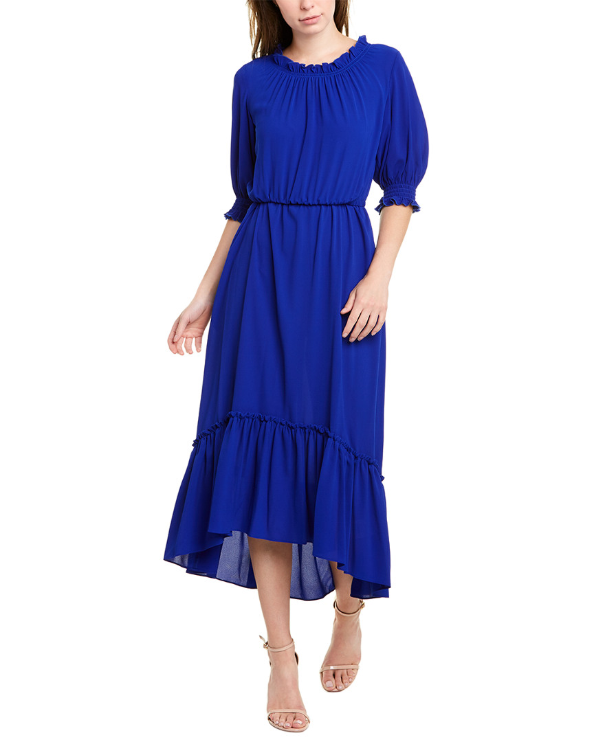 Image of Donna Morgan Ruffle Neck Maxi Dress