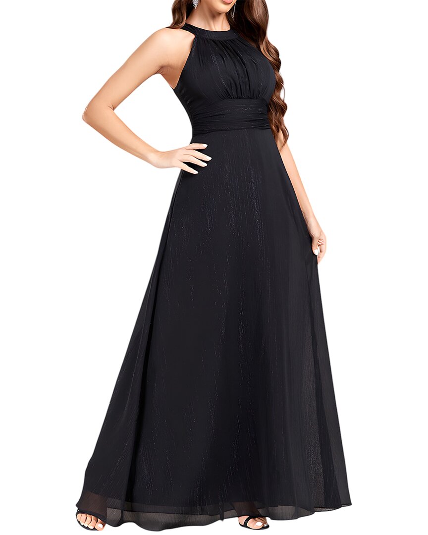 Luna Tuccini Maxi Dress In Black