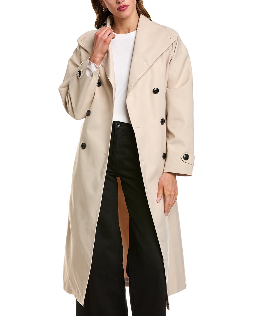 Beulah Trench Coat In Neutral