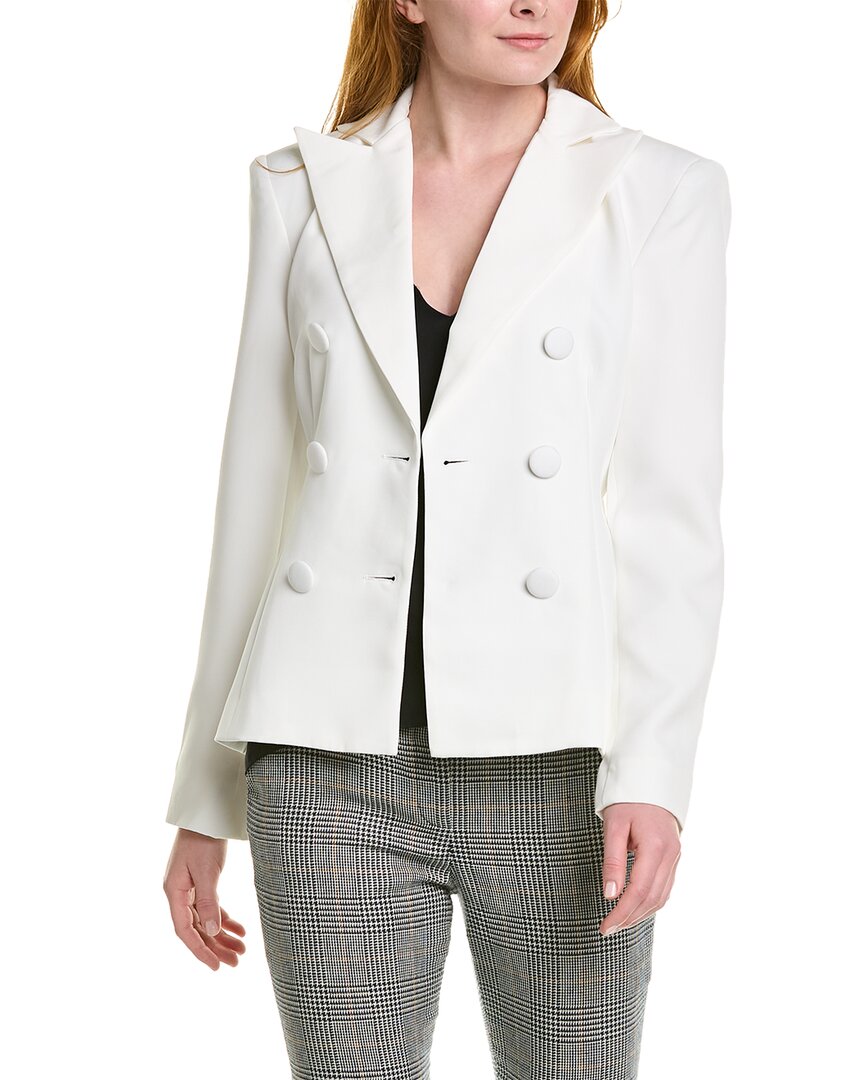 Alexia Admor Lianne Classic Structured Blazer In White