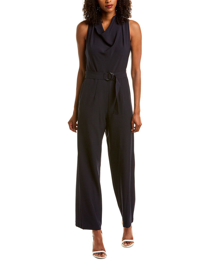 Image of Donna Ricco Belted Jumpsuit