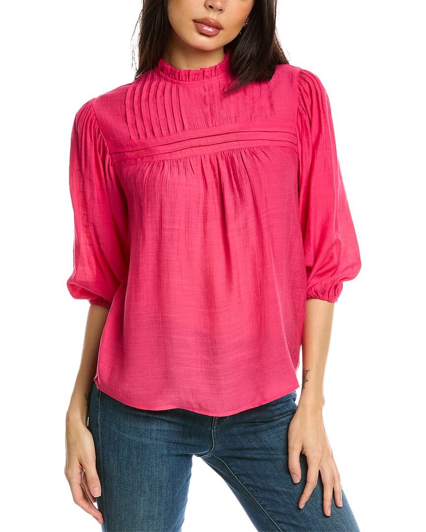 Nanette Lepore Nanette By Pintuck Top In Pink | ModeSens