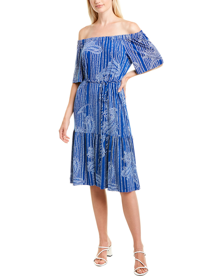 Image of Taylor Off-The-Shoulder Midi Dress