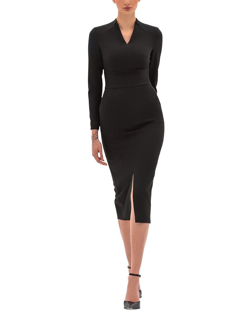 Bgl Midi Dress Women's Black 10 | eBay