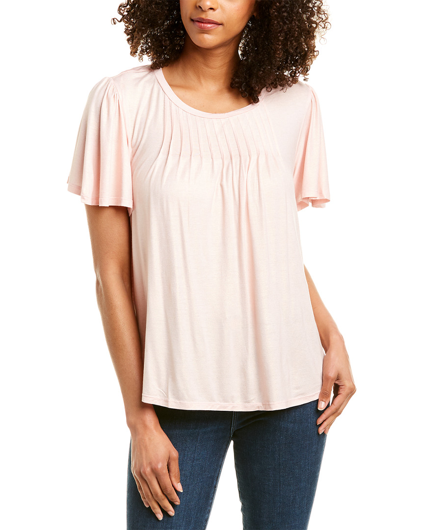 Image of Nanette by Nanette Lepore Flutter Sleeve Top