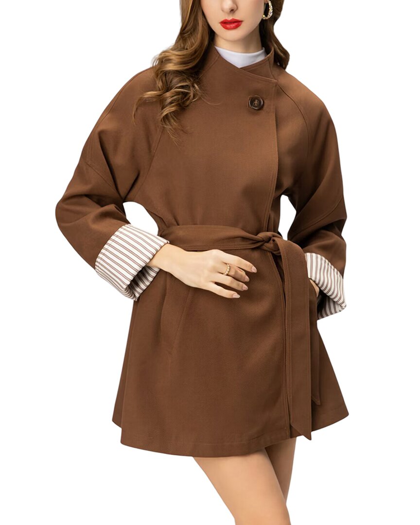 Brc By Burryco Coat In Brown