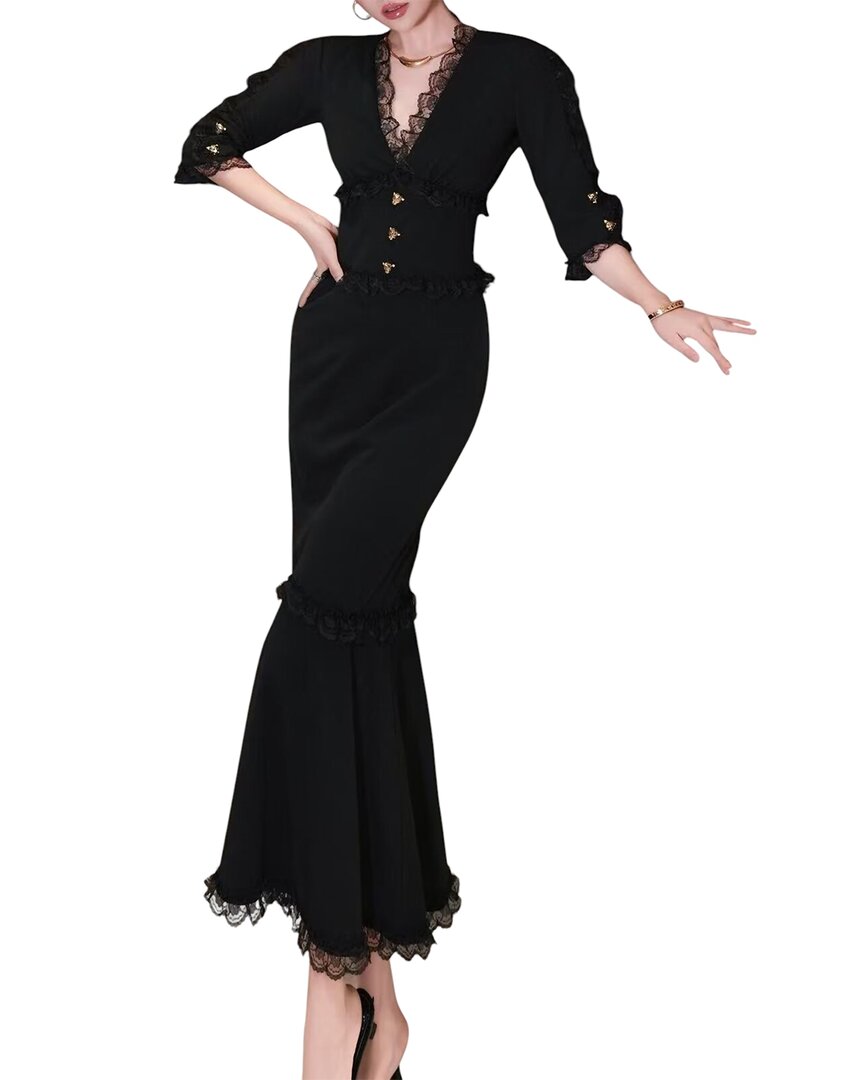 Brc By Burryco Maxi Dress In Black