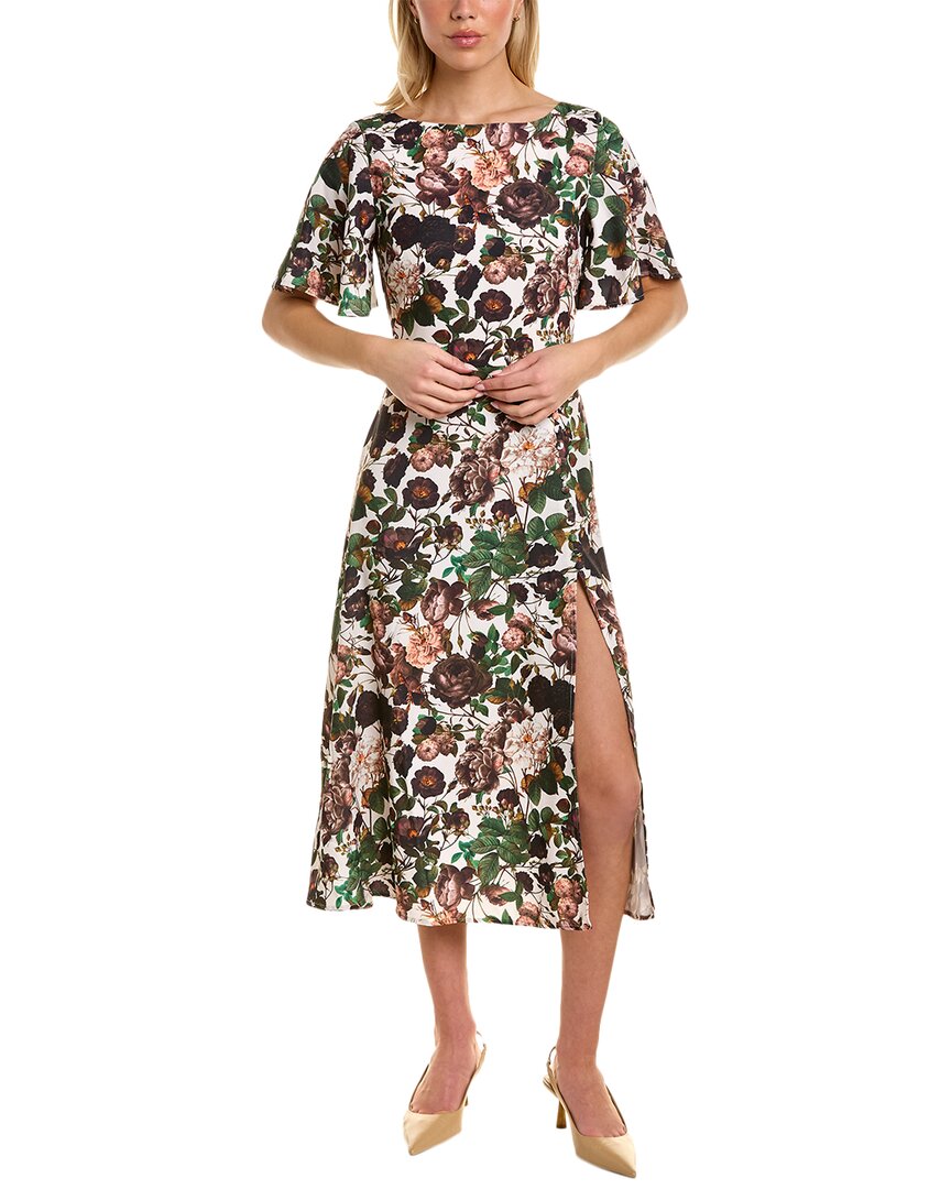 Shop Alexia Admor Boatneck Flutter Sleeve A-line Dress