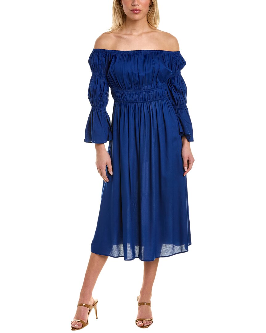 Alexia Admor Rey Midi Dress In Blue
