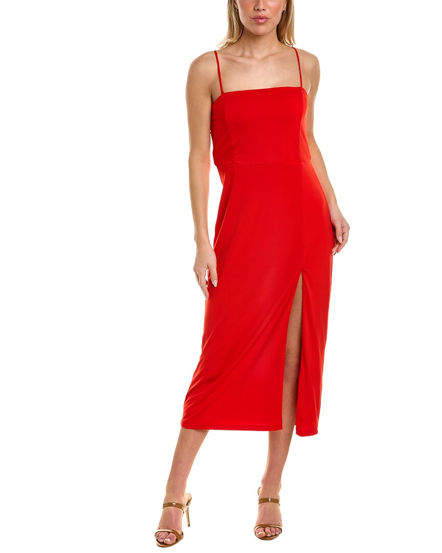 Alexia Admor Ellie Midi Dress In Red | ModeSens