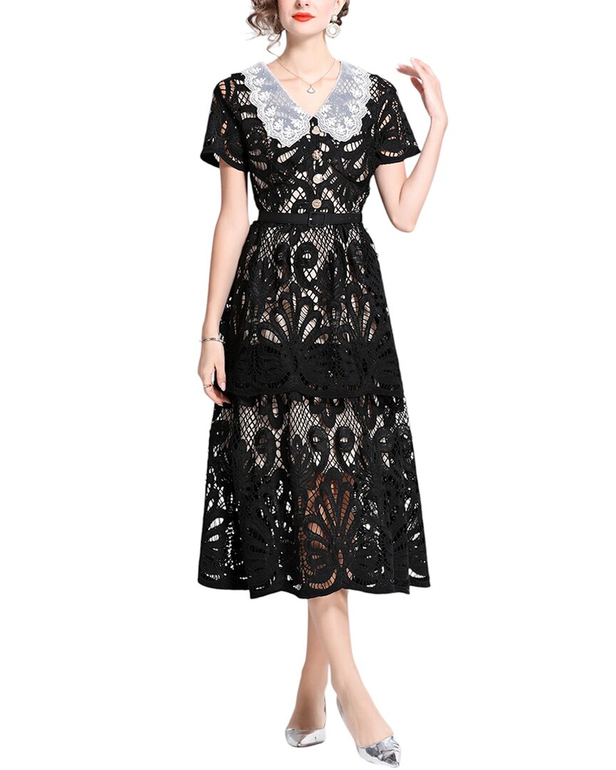 Kaimilan Midi Dress In Black