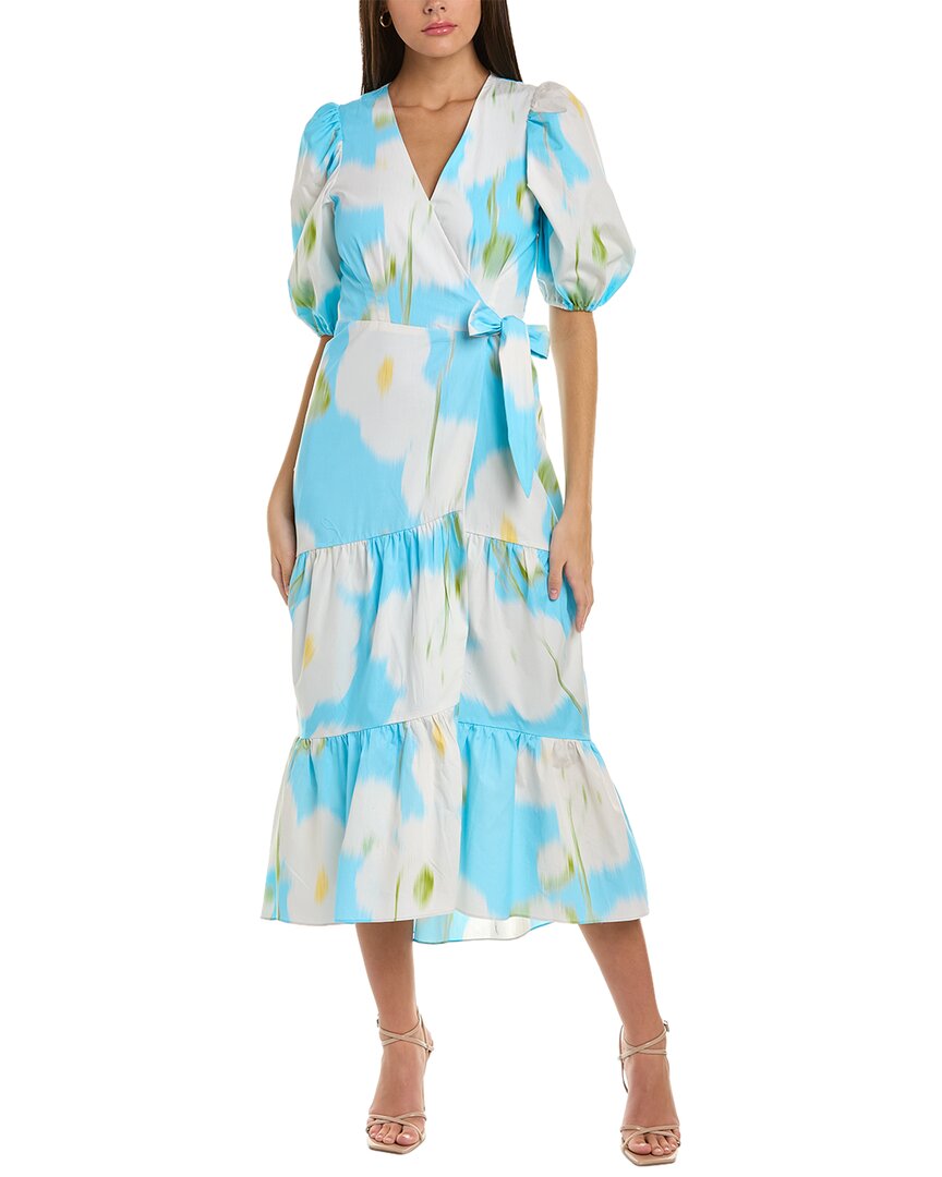 Hutch Floral Wrap Midi Dress In Multi ModeSens