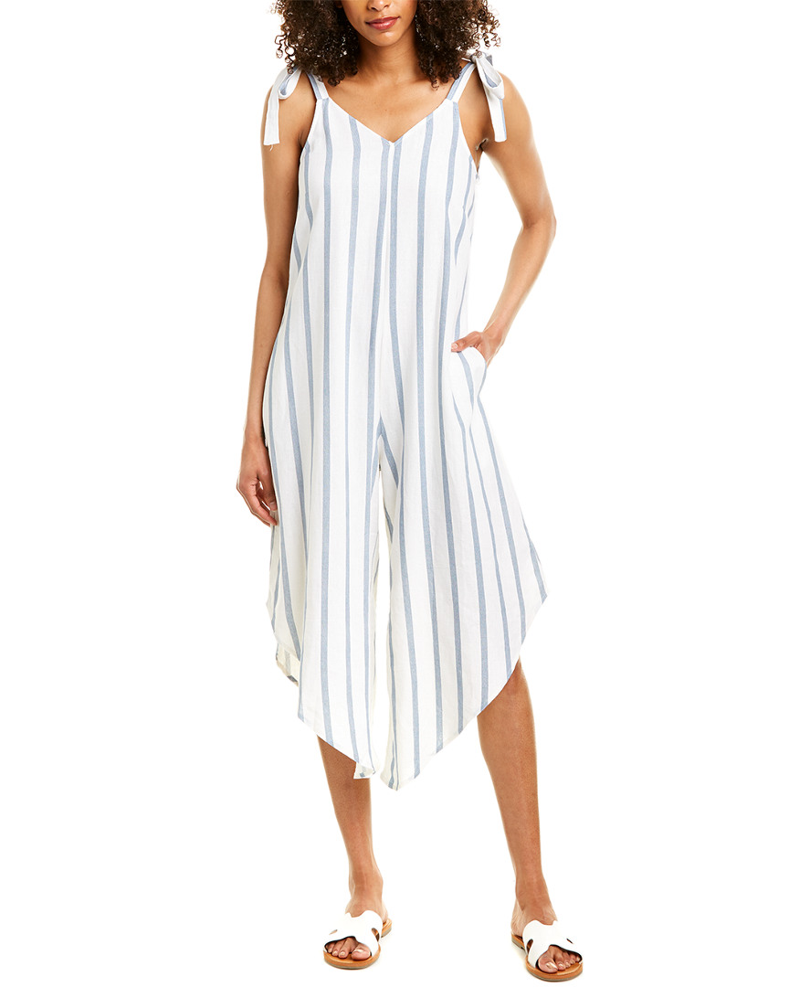 Image of MSK Linen-Blend Jumpsuit