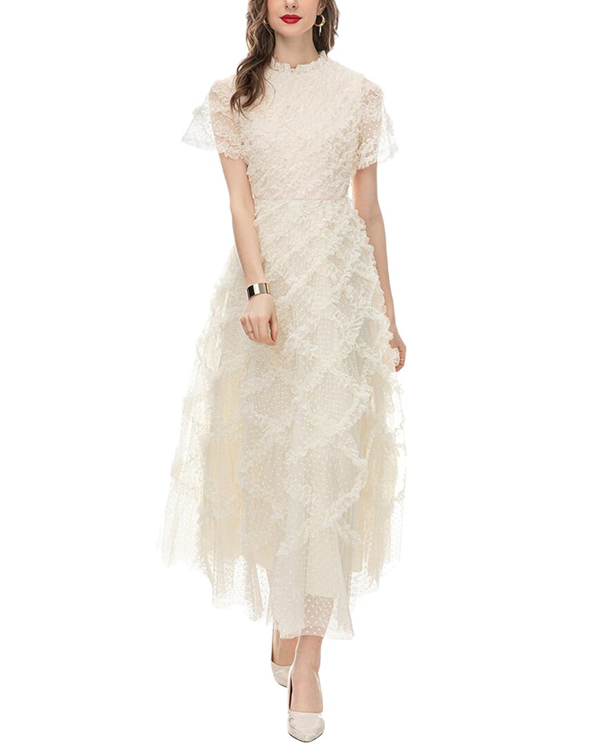 Lionello Salvi Midi Dress In White