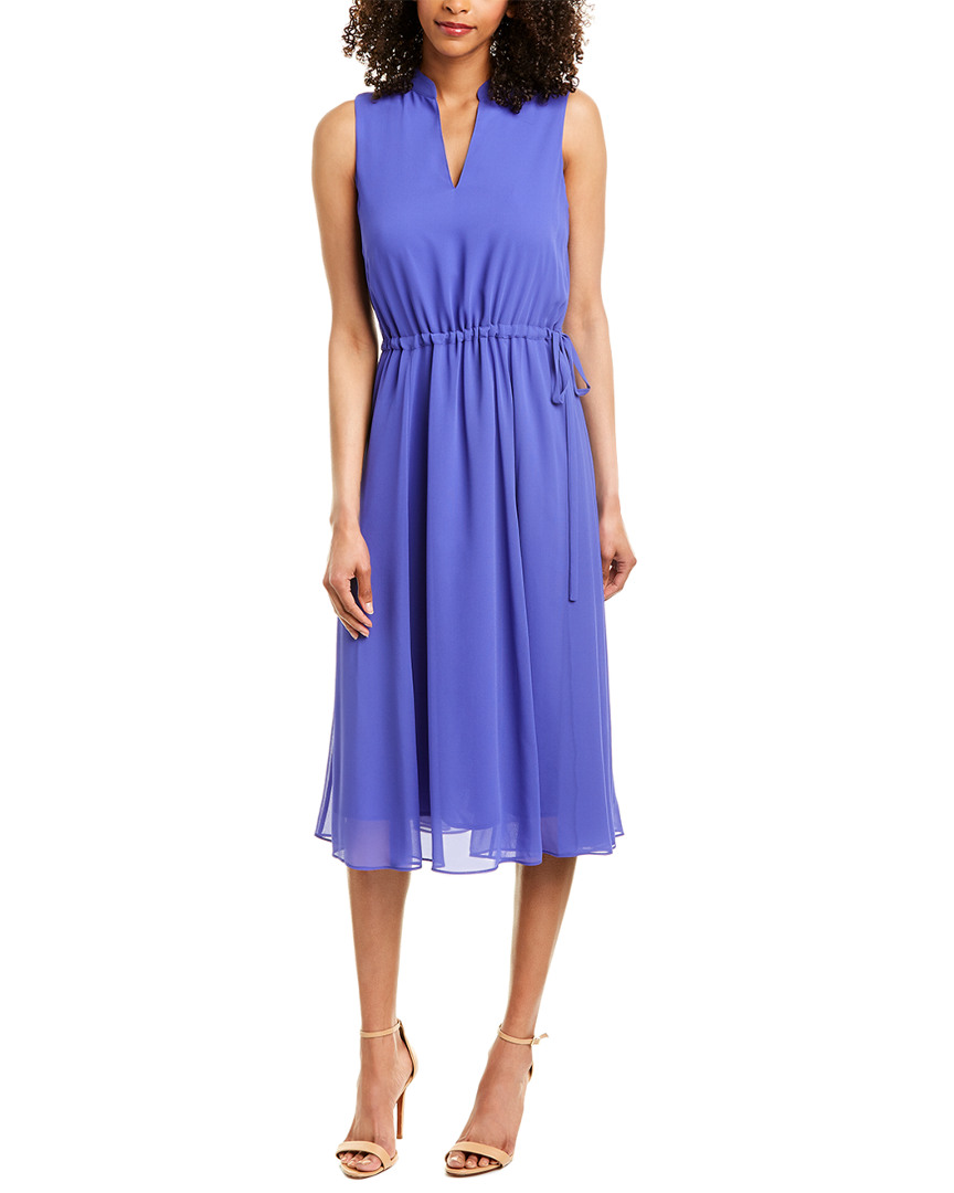 Image of Anne Klein Chiffon Midi Dress