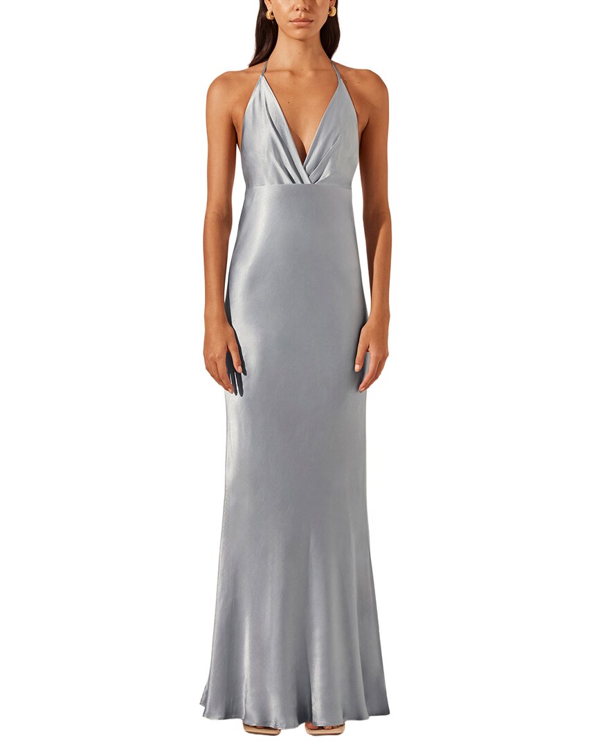 floral halterneck maxi dress Oh Hello - Wedding Guest - Martha Floral Halterneck Maxi Dress