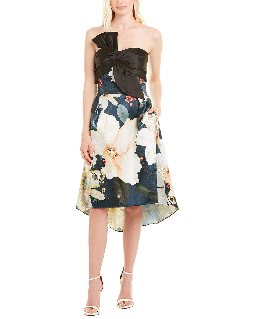 Image of Marchesa Notte Silk-Blend Cocktail Dress