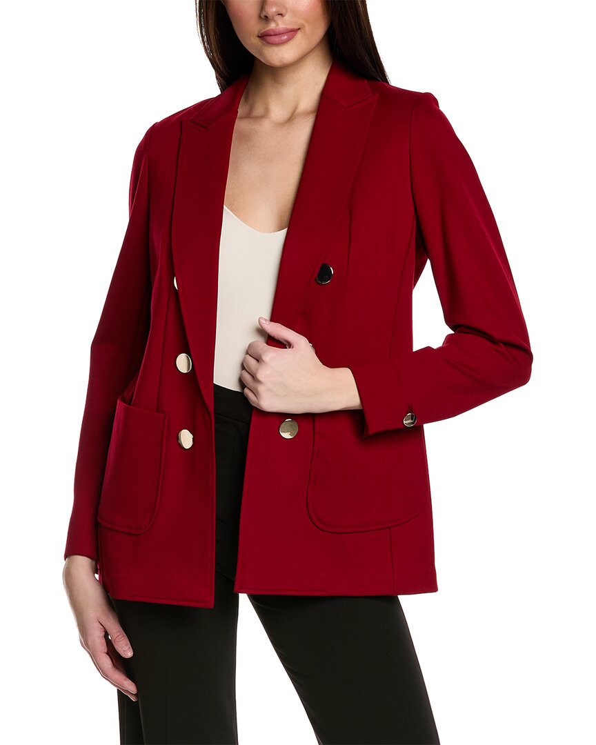 Shop Anne Klein Jacket In Red