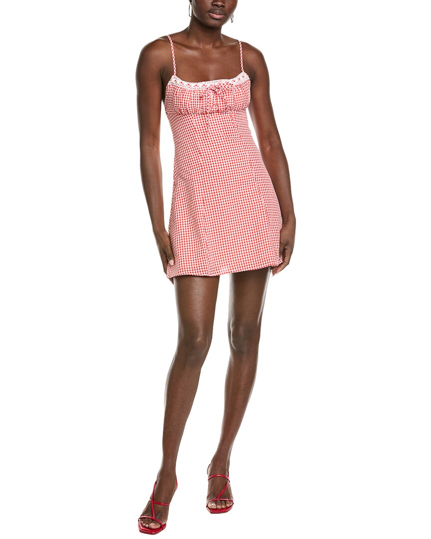 Marion Cami Gingham Dress In Pink
