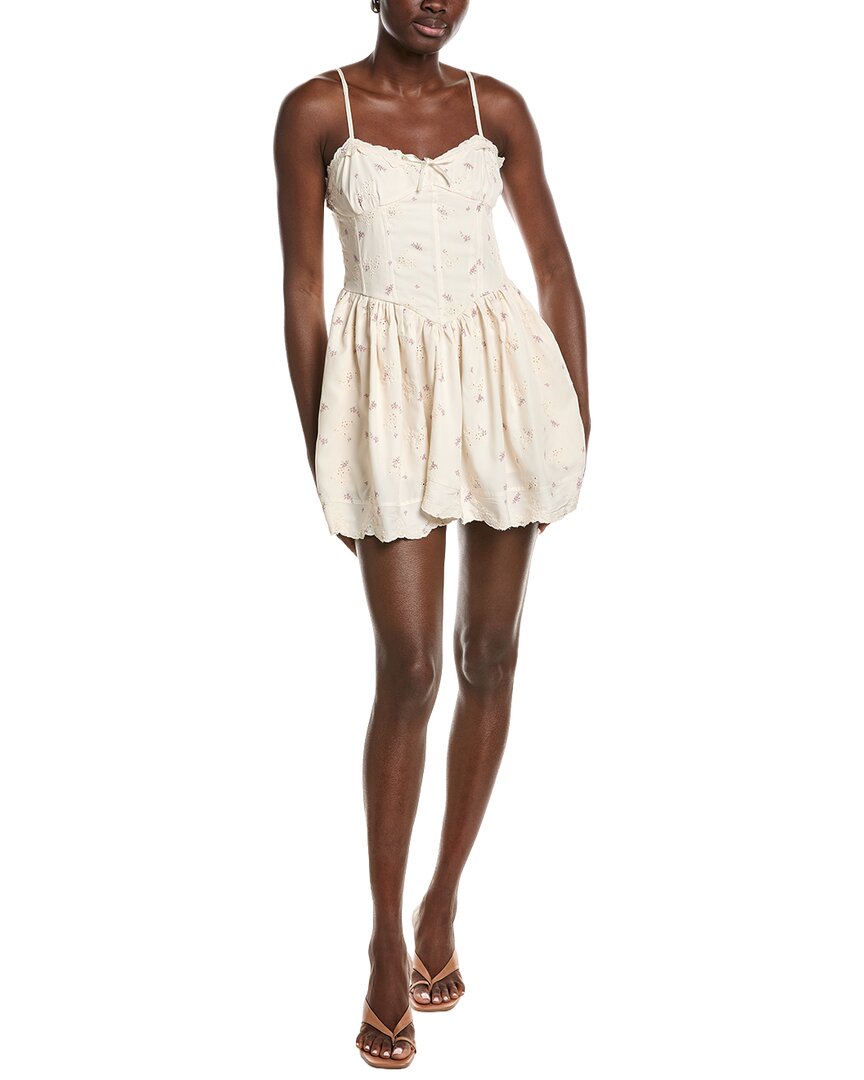 Moonsea Mini Dress In Brown