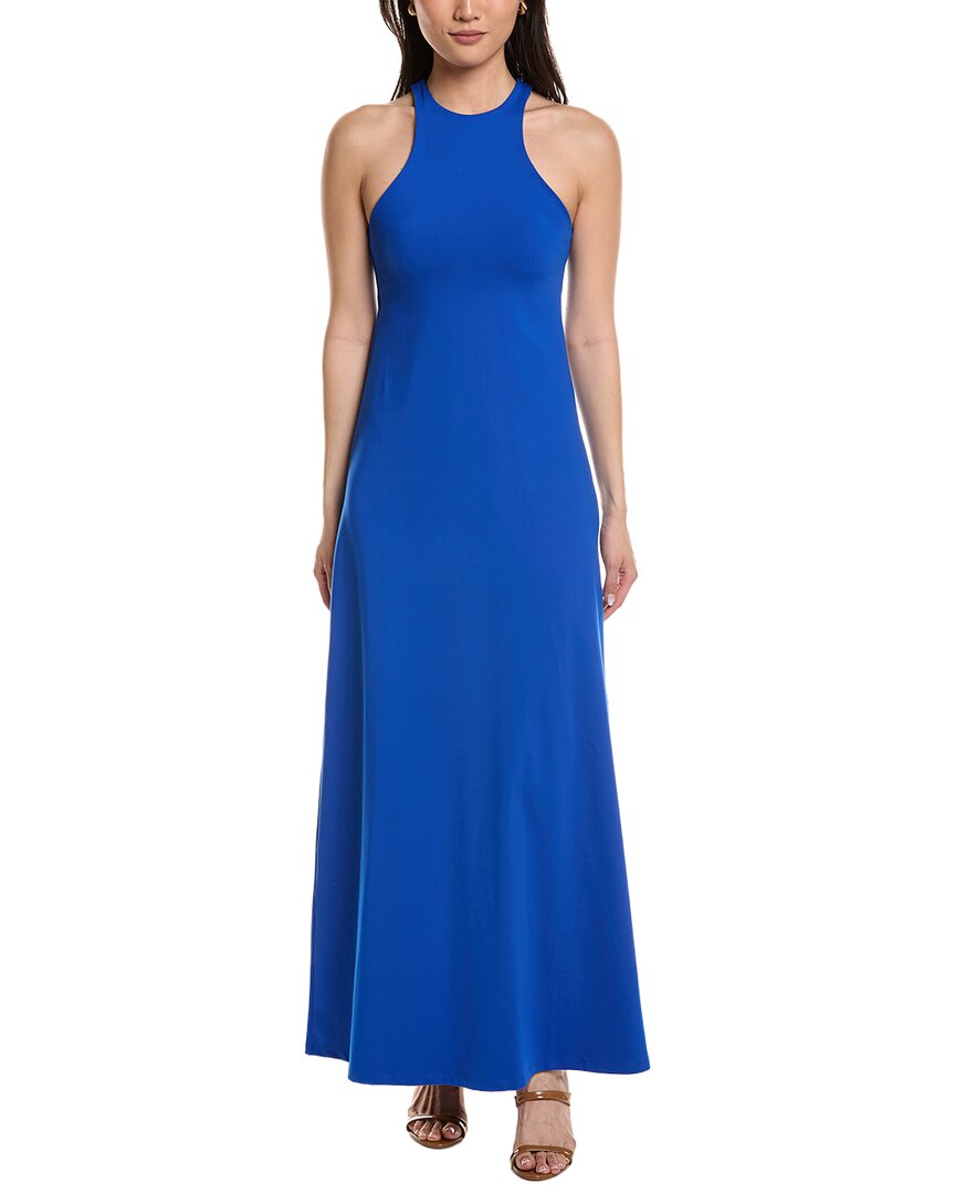 Susana Monaco Racer Tank Long Dress In Purple