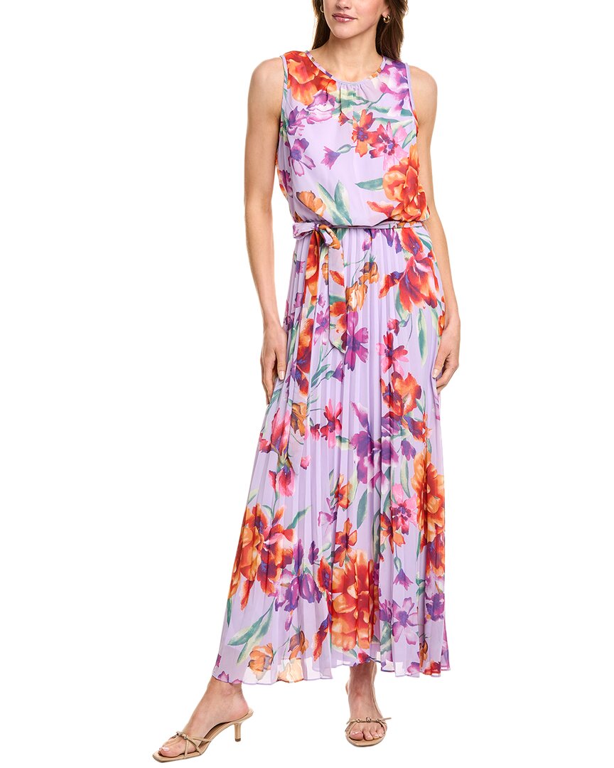 Donna Ricco Chiffon Maxi Dress