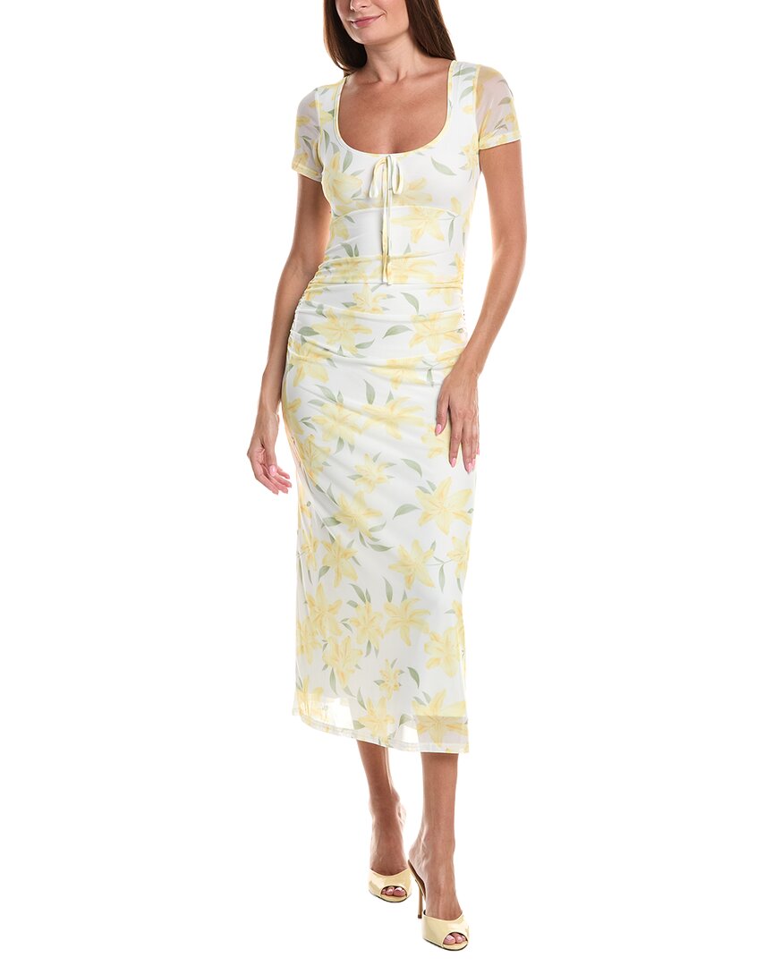 Ipponelli Midi Dress In Yellow