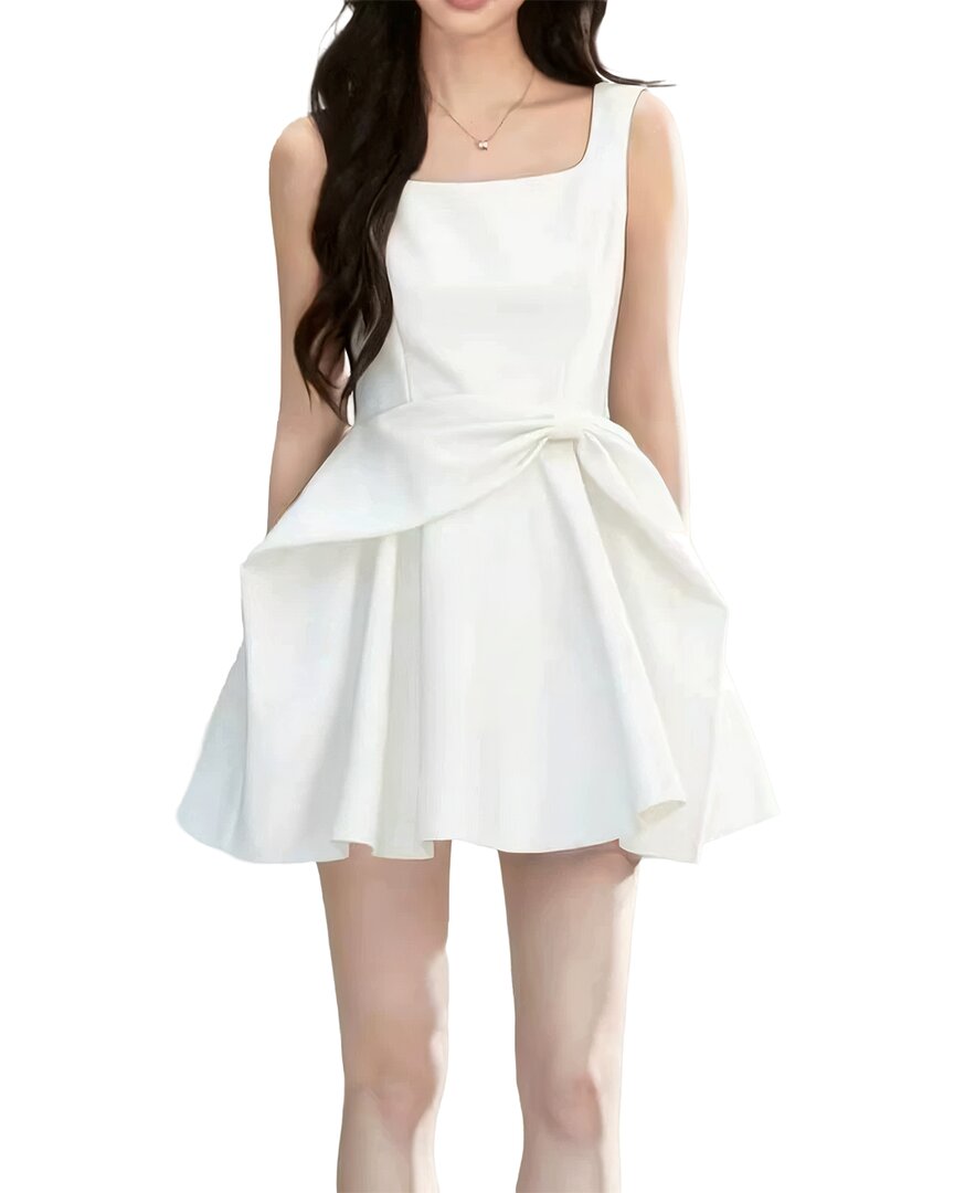 Ariel Tesoro Mini Dress In White