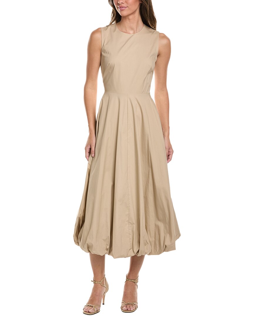 Kenneth Cole Bubble Hem Midi Dress In Red