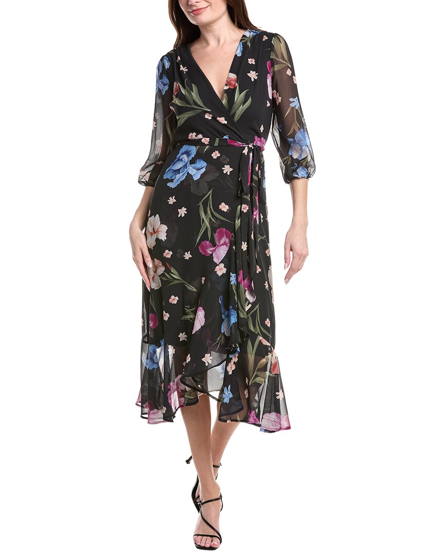Sam Edelman Faux Wrap Maxi Dress In Navy