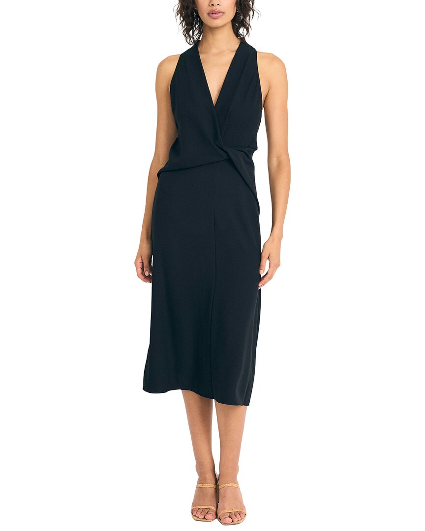 Luxely Midi Dress In Black